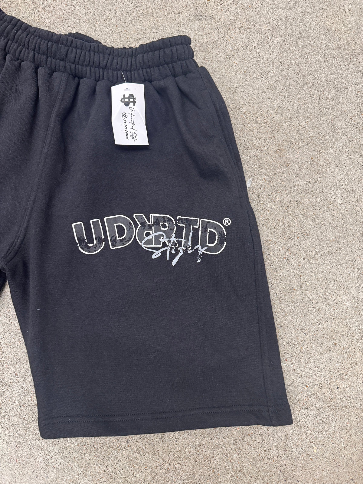 Black Uniform Sweat Shorts