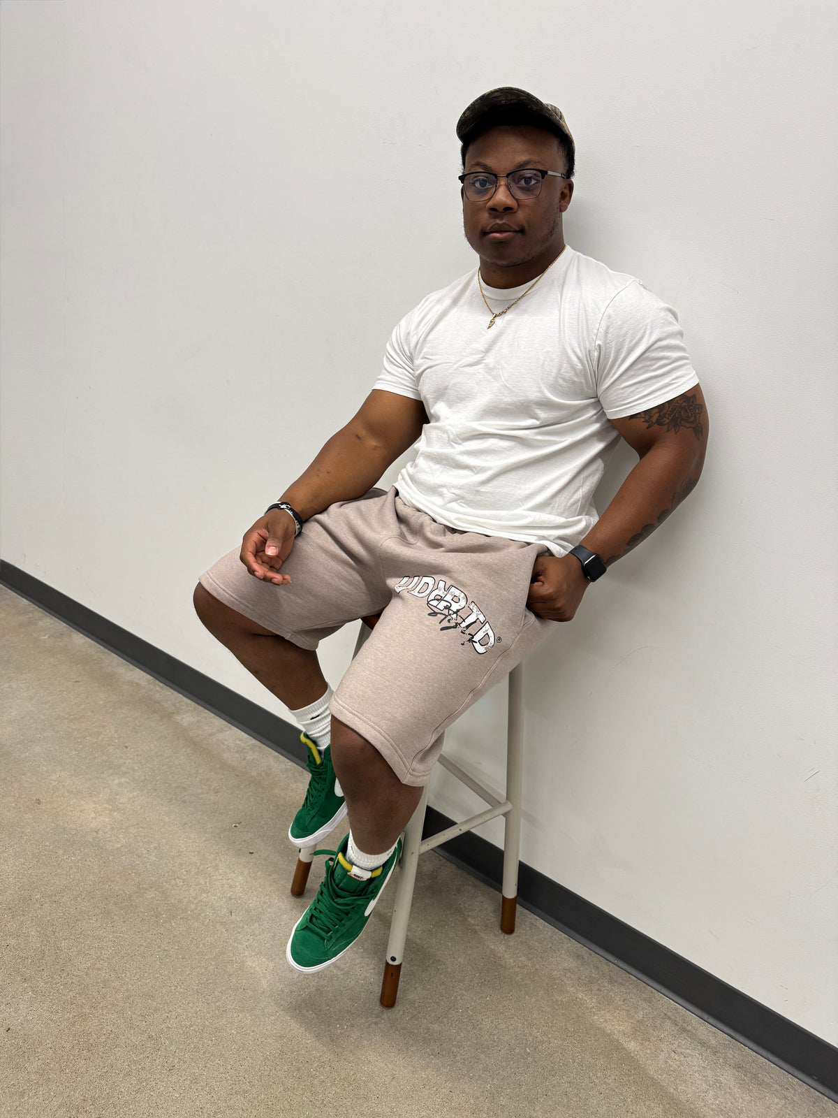 Dove Grey Uniform Sweat Shorts