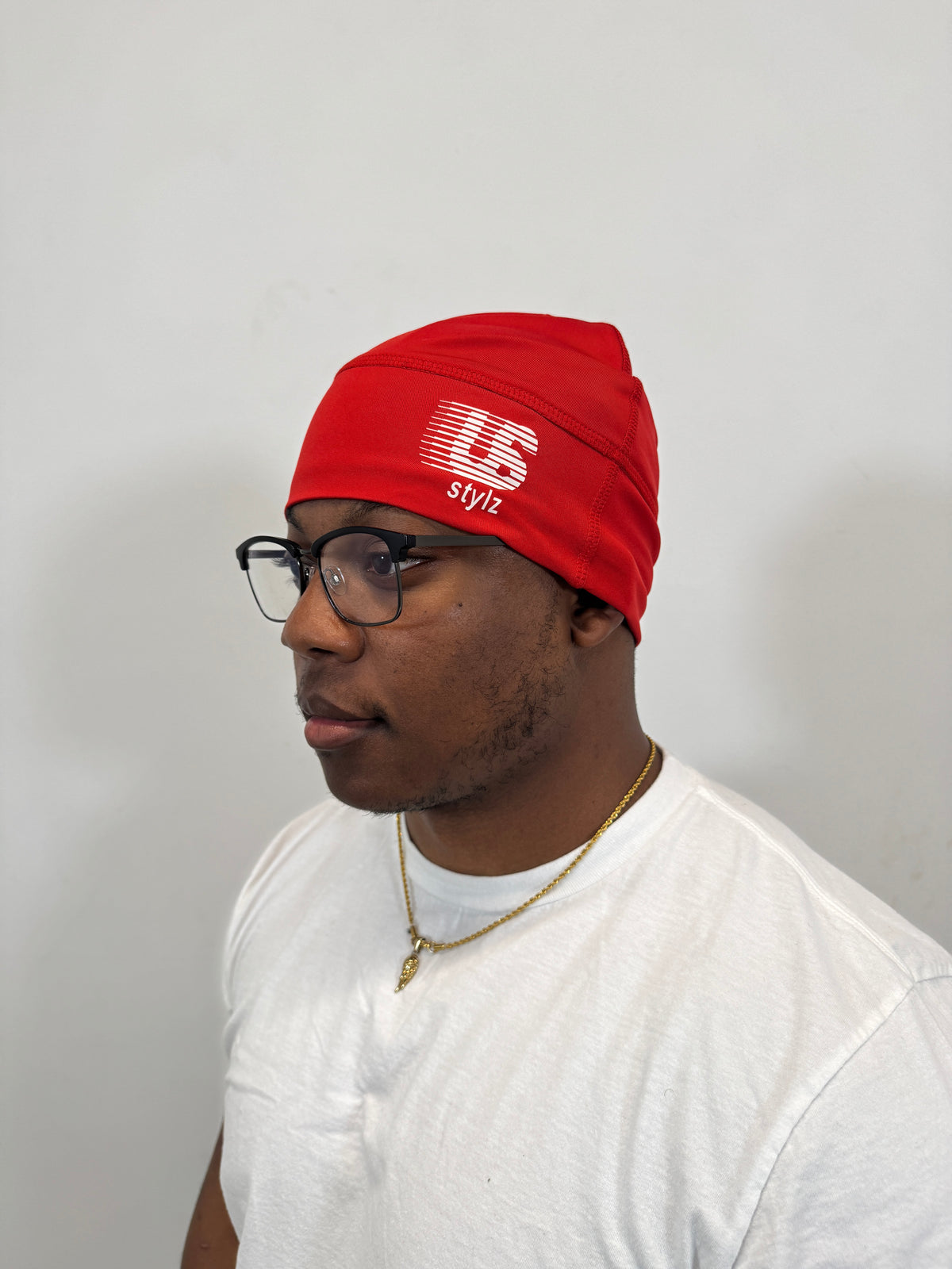 Cherry Red 'Stylz' Athletic Cap