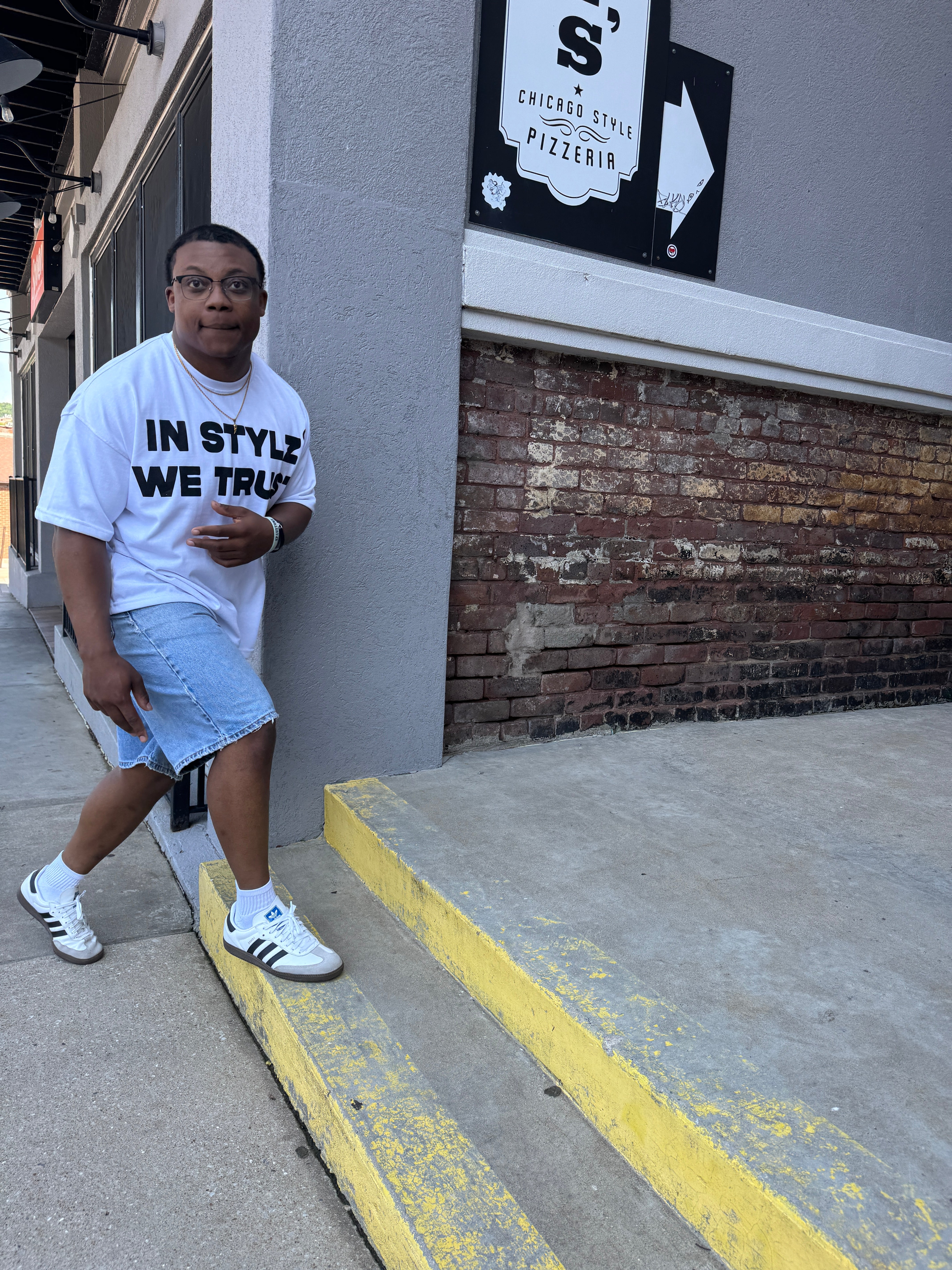 White 'Verbiage' Tee