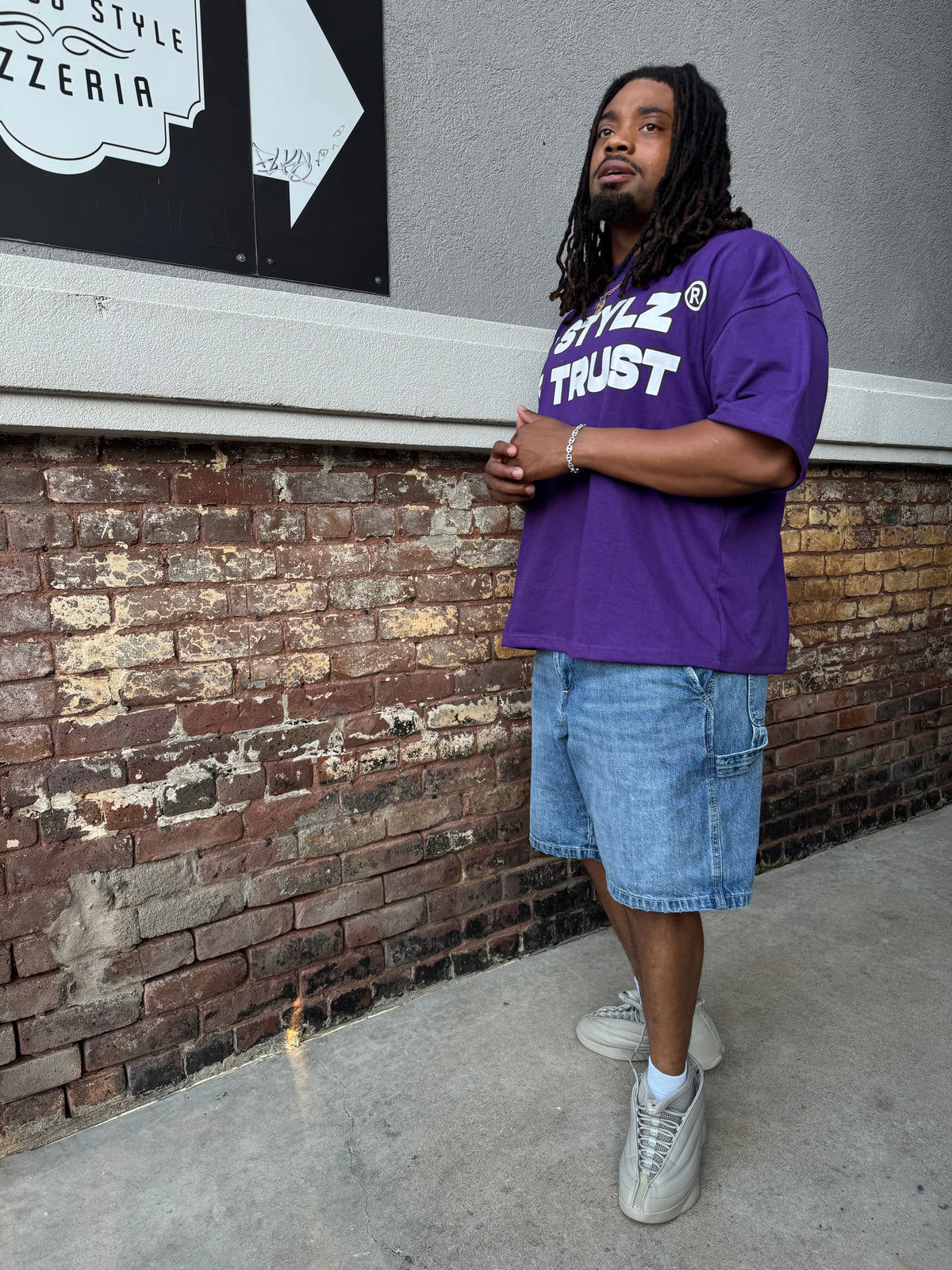 Royalty Purple 'Verbiage' Tee