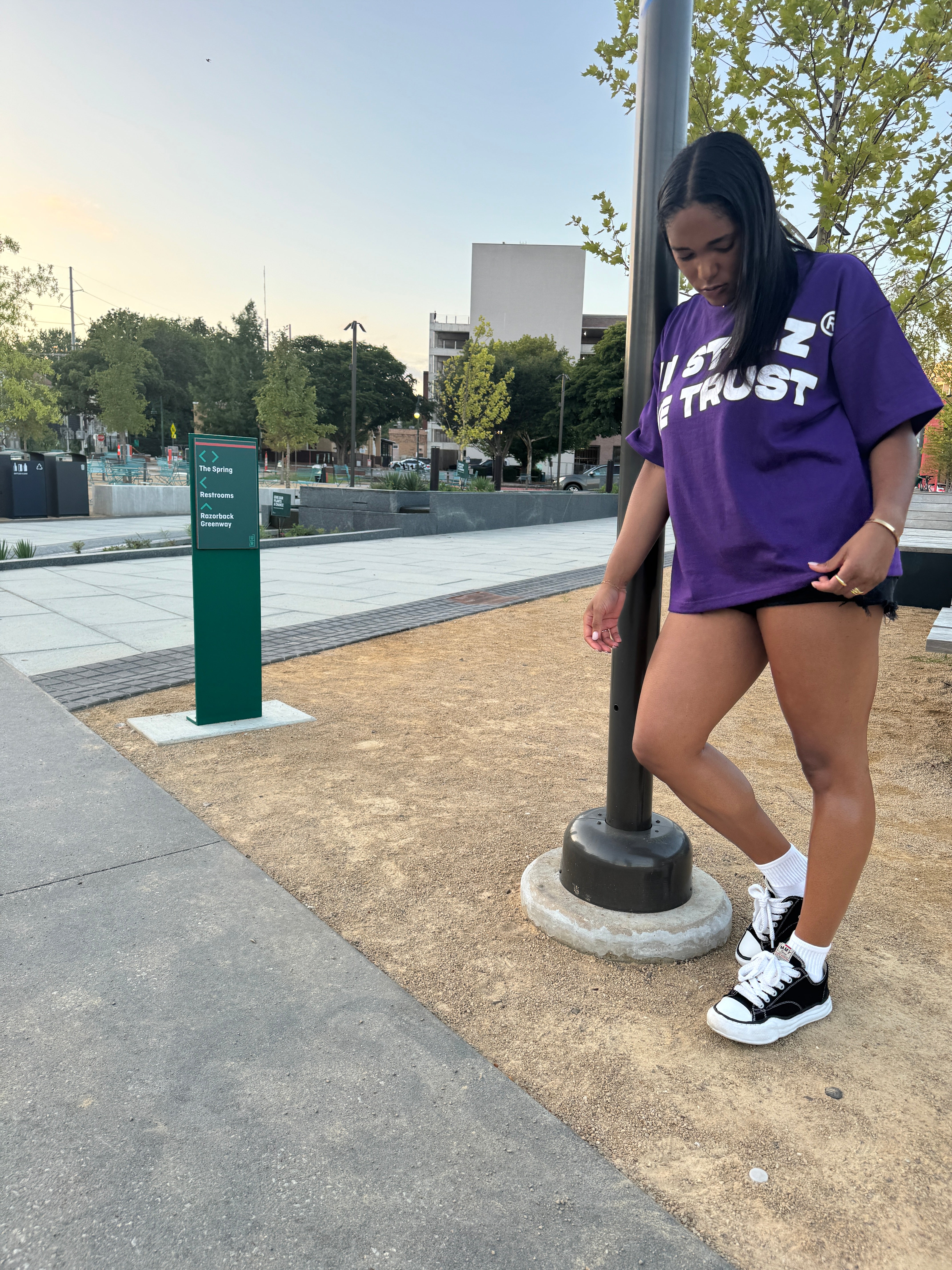 Royalty Purple 'Verbiage' Tee