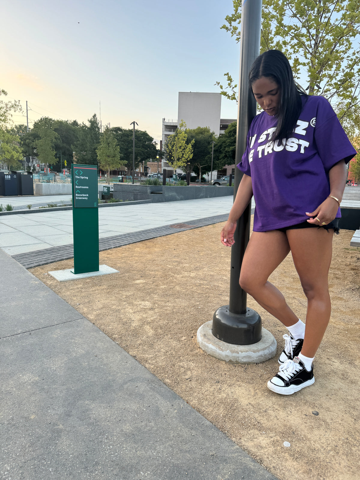 Royalty Purple 'Verbiage' Tee