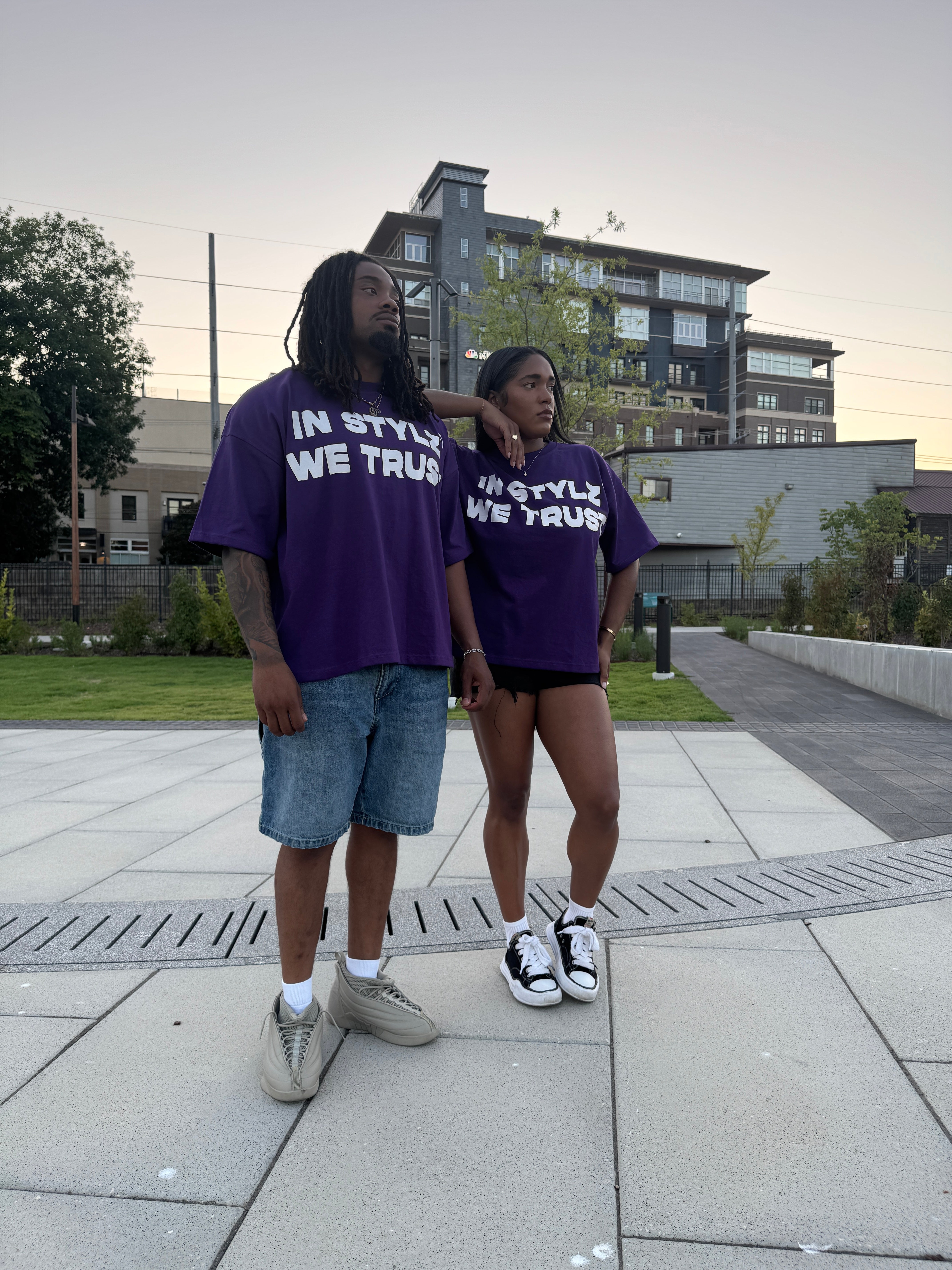 Royalty Purple 'Verbiage' Tee