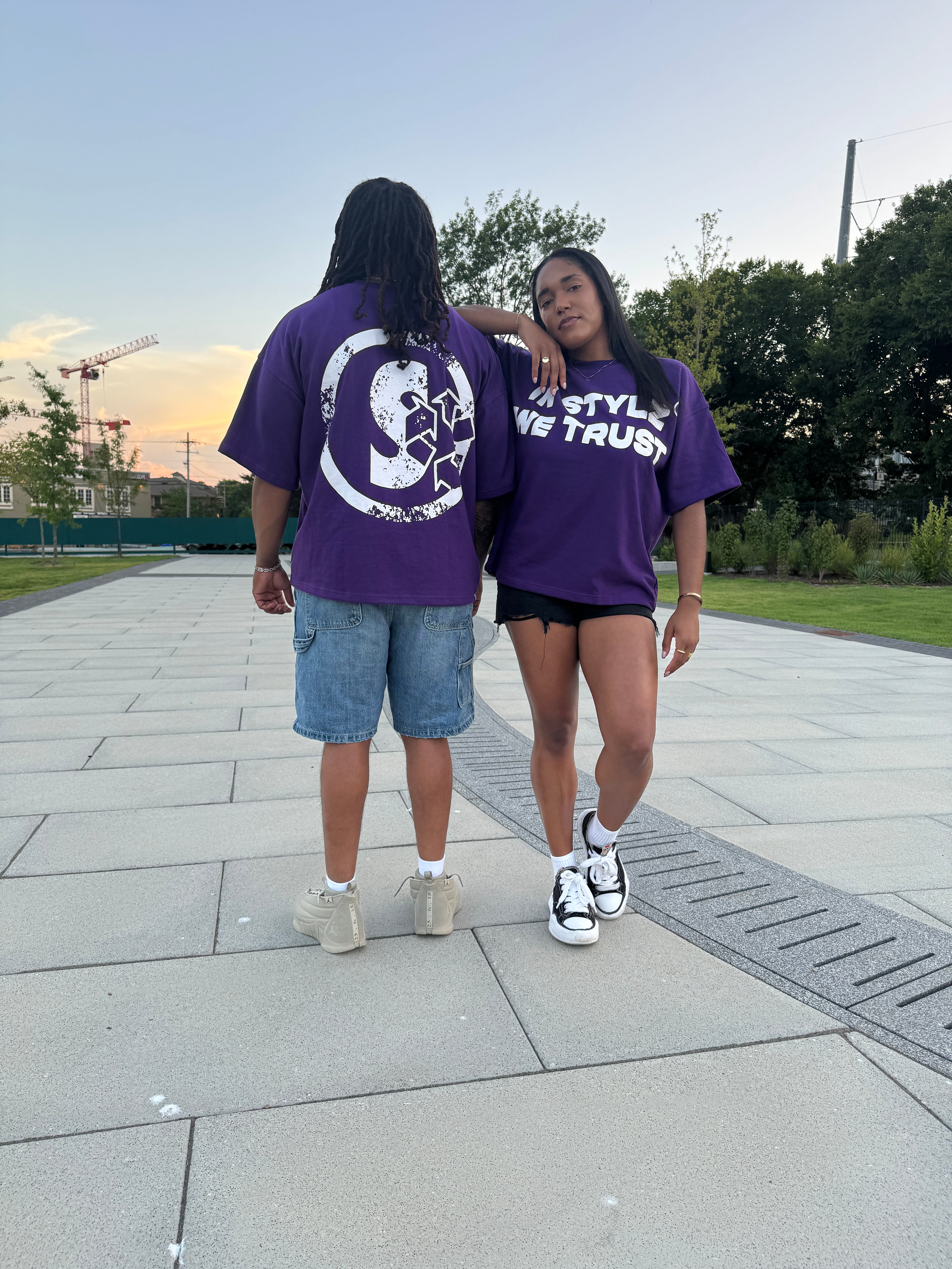 Royalty Purple 'Verbiage' Tee