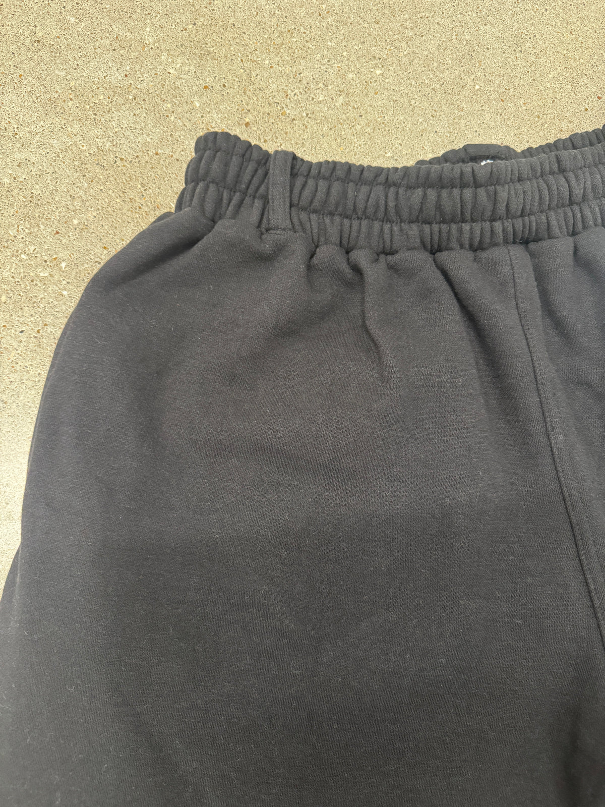 Black Uniform Sweat Shorts