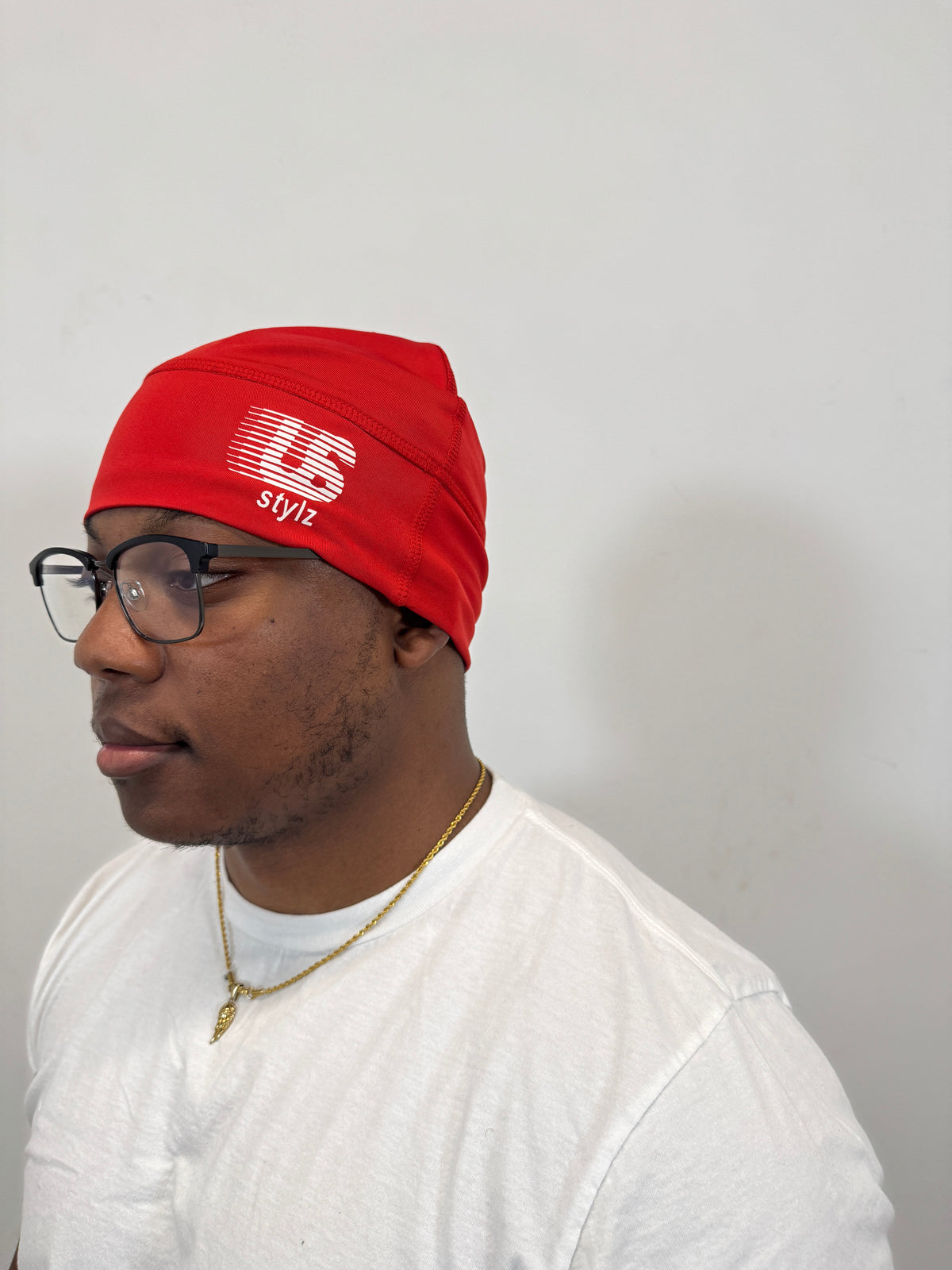 Cherry Red 'Stylz' Athletic Cap