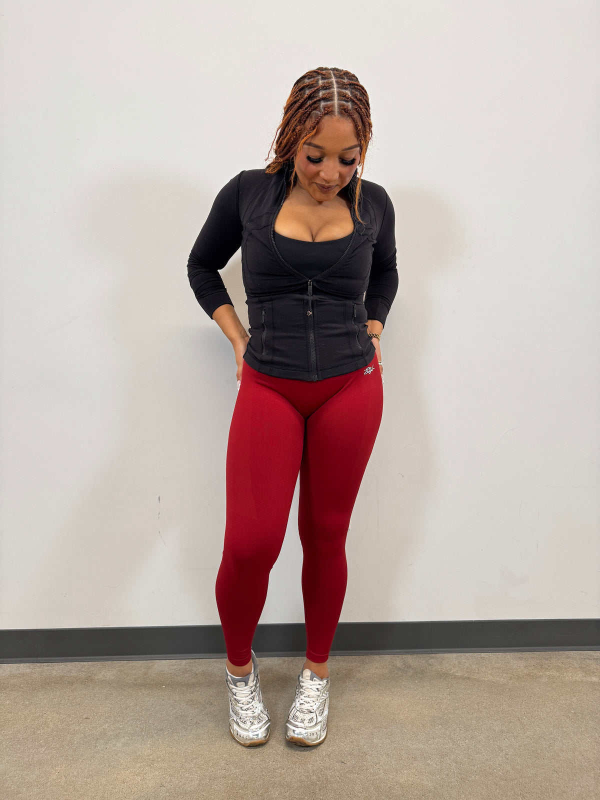 Wine Red 'Stylz' Leggings