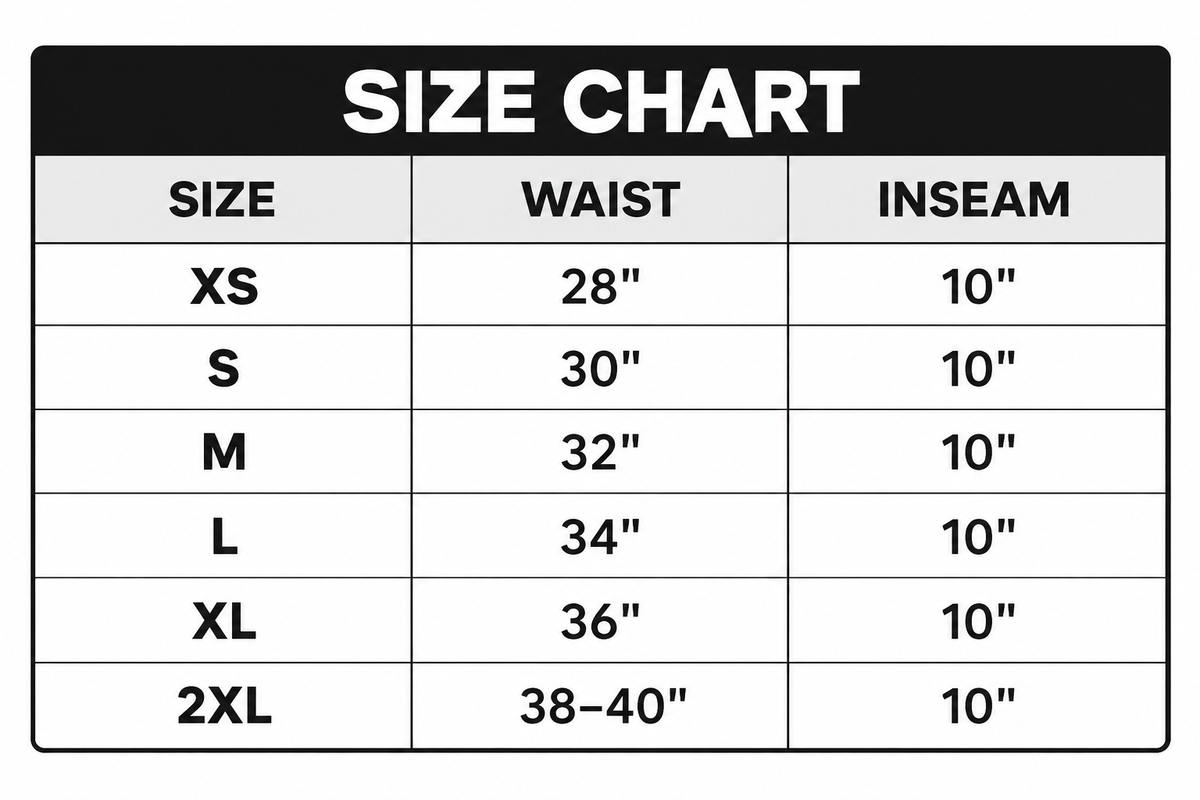 Black Uniform Sweat Shorts