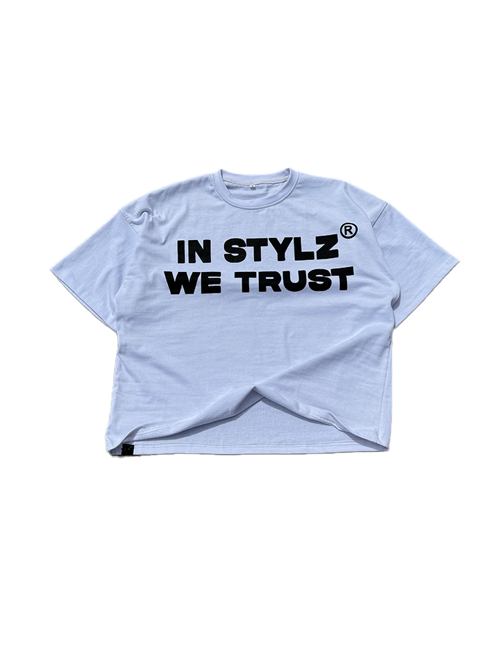 White 'Verbiage' Tee